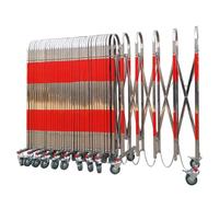 Portable Retractable Safety Barrier - Expandable Crowd Control System for Schools Offices Factories - Mobile Event Management Solution for Secure Spaces and Effective Crowd Management