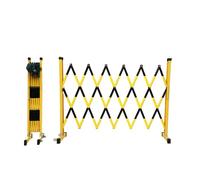 Portable Retractable Traffic Fence, Folding Security Gate for Outdoor Use in Parking Lots, Construction Sites, Factories, Shopping Malls