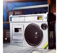 Portable Retro Boombox, Retro Bluetooth Cassette Player, with AM/FM Radio, Classic 80s Style Retro Boombox CD Tape Player, Support SD/USB Input, For Family Gathering Travel Street Dance