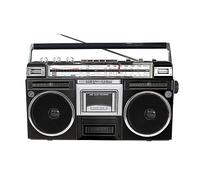 Portable Retro Boombox with CD and Cassette Player, DAB Radio, USB Recording, and Bluetooth Receiver - Perfect for Family Gathering and Travel