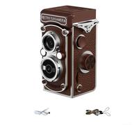 Portable Retro CCD Digital Camera for HD Campus Vlogs Combining Vintage Visual Appeal with Modern Digital Video Capture Capabilities (brown)