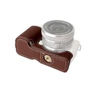 Portable Retro Style Camera Protective Case Holder Carry Bag with Opening Bottom Design Enhanced Grip Versatile Mounting Convenient Functionality Premium Material Perfect Fit Replacement for ZVE10