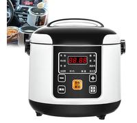 Portable Rice Cooker, 12V/24V Multifunctional Mini Cooker with Heating and Keep-Warm Function for Car and Travel, Ideal for Camping and Diet Meals