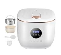 Portable Rice Cooker 3L - Low Sugar, 8 Hours Heat Preservation, 5 Cooking Modes, 24-Hour Smart Appointment, Non-Stick Ceramic Interior, Removable