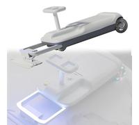 Portable Ride-On Mop Kart for Kids, Variable Speed and Retractable with Glowing Wheels and Storage, Fun Floor Cleaning Toy