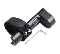 Portable Right-Angle Vertical Bubble Level with Strap, Aluminum Alloy Centering Pole Leveler for Building Survey, 85mm/3.35in(Black)