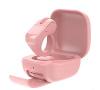 Portable Ring Remote Control Compatible With For Rokid Ai Assistant Glasses Featuring Wireless Operation For Camera Shutter For Media Songs And E-book For Pages Pink Finish(Pink)