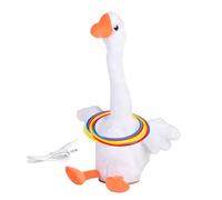 Portable Ring Toss Game | Ring Tossing Game - Indoor Toss Game, Electronic Animal Duck Toy, Outdoor Cute Animal USB Rechargeable Duck Toy For Home, Party, Garden, Yard Fun