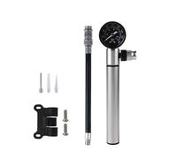 Portable Road Bike Pumps Bicycles Tyre Inflator With Gauge Light Weight Bikes Tire Pumps Small Cycling Air Inflator Aluminum Alloys Bike With Pressure Gauge