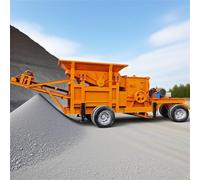 Portable Rock Crusher Machine - Mobile Jaw Crushing Equipment for Quarry and Road Projects