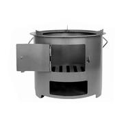 Portable Rocket Stove for Backpacking - High Fuel Efficiency Wood Stove for Outdoor Cooking, Bonfire, Patio & Backyard