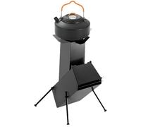 Portable Rocket Stove, Rocket Stove for Kitchen | Self Powered Wood Stove, Compact Stove Burner Heated Stove Tent Stove for Outdoor Cooking Camping Hiking