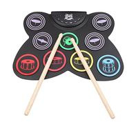 Portable Roll Electronic Drum Kit Silicone Drums Sets for Beginners Practicing with USB Cable Foot Pedal Drumstick User Manual