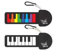 Portable Roll Up Piano, Foldable Silicone Keyboard, Rechargeable Built in Speaker, Electronic Musical Instrument Perfect for School and Outdoor Activities, 8.54 x 5.2 x 0.79 Inches