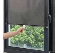 Portable Roller Blinds, Blackout Curtain Sun Shade Roller Sunscreen Insulation Shading Curtain(40 * 60cm)