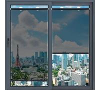 Portable Roller Blinds, Temporary Blinds Blackout Blinds, Window Portable Roller Blinds(40 * 125cm)