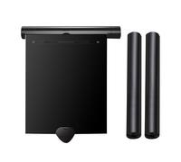 Portable Roller Car Trash Can, Vehicle Backseat Trash Container, 25x20cm Garbage Bin with Lid, Oxford Fabric Auto Can, Car Interior Organizer, Travel Bin for Back Seat Use