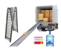 Portable Roller Conveyor Table, Heavy-Duty Unpowered Flow Rail for Easy Loading and Transport, Foldable Design Saves Space