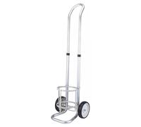 Portable Rolling Cylinder Dolly, Height Adjustable Aluminum Alloy Fixed Rack for Gas and Nitrogen Bottles, Ideal for Clinics and RVs