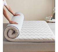 Portable RollUp Futon Mattress with NonSlip Backrest for Travel Camping and Guest Bed - Ideal for Bedroom Outdoor Comfort and Easy Storage