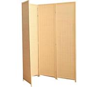 Portable Room Divider Panel, Multifunctional Wall Separator for Space Partition, Country Style Design, 5-Panel for Living Room