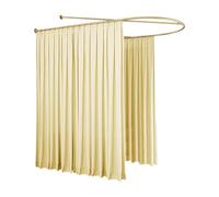 Portable Room Partition Curtain with Ceiling Support for Privacy in Beauty Salons and Hotels