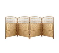 Portable Room PartitionsShort Rattan Dressing Screens for Bedrooms Offices & Homes4Piece Set (Color1 30x50CM) Versatile Privacy Solution