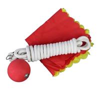Portable Rope Dart Hammer, Rubber Throw Practice, Martial Arts Training, Soft and Efficient Equipment, Muscle Building, Traditional Chinese Trainer, 137.8 Inches Rope