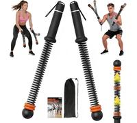 Portable Ropeless Battle Ropes, New Upgrade Adjustable Weights Cordless Battle Ropes for Home Gym with Storage Bag, Weighted Exercise Equipment for Low-Impact Workout, Strength & HIIT, for Men & Women