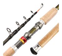 Portable Rotary Fishingrod,3.6Power Telescopic Rock Fishing Rod Carp Feeder Rod Surf Rod Fishing Rod (Color : A, Length : 2.1 M) (A 2.7 m)