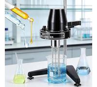 Portable Rotational Viscometer, Lab Rotary Viscosity Tester with 4 Speed Rotors, Measurement Accuracy ±5%, Lightweight for Paint, Ink, Dye, Lacquers, Food