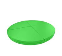 Portable Round Folding Pole Dance Mat, Professional Yoga & Exercise Safety Mat, Foam Crash Pad with Leather Skid-Proof Cover for Dance & Fitness