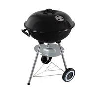 Portable Round Kettle Charcoal Grill Bbq Outdoor Heat Control Party Bbq Grill Black