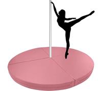 Portable Round Pole Dance - Folding Safety Mat for Dancers, Ideal for Home & Studio Use, Specialized Padding for Fall Protection