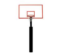 Portable Round Pole Padding for Basketball - 5.9 Ft Tall All-Weather Protective Pad for Basements, Parties, and Porches