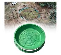 Portable Round Resin Drainage Solution - Invisible Outdoor Drainage for Lawns & Yards - WeatherResistant - Ideal for Landscaping & Garden Maintenance