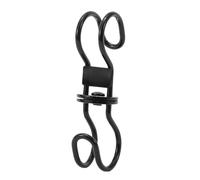 Portable S Hooks, 360 Degree Rotating Multipurpose Metal Hangers, Heavy Duty Storage Organizer Hooks, Multipurpose Kitchen BBQ Camping Equipment Holder, Use Accessory Shelves in the Garden