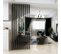 Portable s Industrial Metal Panels for Studios & Apartments Stable Base Folding Room Divider Set of 5 145 cm 57 inches 4.8 ft