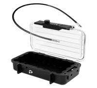 Portable Safe Box with 4-digital Code Anti-Theft Security Box Waterproof Safe Box for Travel Removable Wire Rope Security Safe Box Combination Security Case Lock Box for Hotel Travel