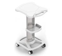 Portable Salon Trolley Cart with Rolling Tray, Durable Beauty and Medical Storage Solution for Professionals