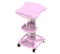 Portable Salon Trolley Cart with Rolling Tray, Durable Beauty Instrument Organizer for Hair Stylists and Medical Professionals