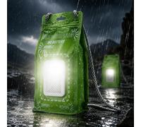 Portable Salt Lamp Emergency Light,No Battery Emergency Lamp,2 Light Modes 400 Hours Water Lamplight,Outdoor Activities Night Fishing Camping Earthquake Survival Kit,Salt Do Not Included