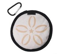 Portable sand removal bag for beach and camping use, designed to remove sand efficiently from skin and personal items during outdoor adventures (Khaki)