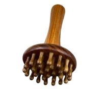 Portable Sandalwood Gua Sha Massage Tool Head Neck Leg Body Meridian Massager, Wooden Massage Tools for Beauty, Gua Sha, Sore Muscle Relief