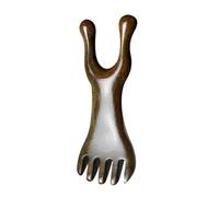 Portable Sandalwood Nose Scratcher for Skin Relief, Coffee Finish | Ergonomic Grip, Easy Carry for Self Care Routines, Small Pocket Size, Sturdy Wood Build