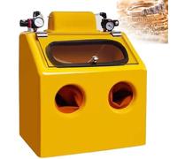 Portable Sandblasting Cabinet - Heavy-Duty Desktop Pneumatic Machine for Metal Rust Removal and Impurity Cleaning, Efficient Sandblasting Equipment