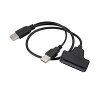 Portable SATAs to USB2.0 Cable for 2.5" Drives Quick Data Access with Additional Power Sources Option SSDs Converters Cable