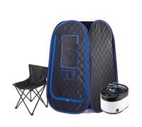 Portable Sauna Steam Full Body Newly Upgraded Large Space Quick-Folding Spa Tent, Includes 4L Steamer