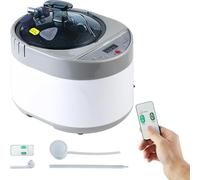 Portable Sauna Steamer, 2000W Steam Pot with Remote Control and Timer Display for Body Therapy, Emotion Regulation, and Stress Relief - 4L Capacity