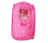 Portable Sauna Tent, Foldable One Person Full Body Spa for Detox Therapy Without Steamer for Home Use(Rose -No Steamer)